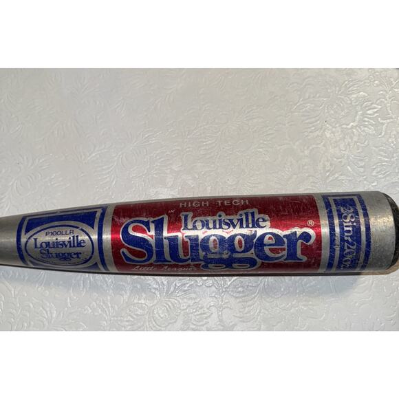 LOUISVILLE SLUGGER BAT MADE IN USA HIGH TECH PERFORMANCE P100LLR 28 IN 20 Oz - Picture 1 of 8